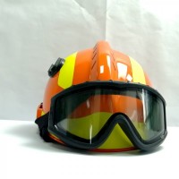 梅思安F2红大号黑色眼罩防爆手电欧式消防抢险救援头盔