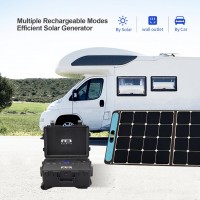 MoveTo 便携式拉杆箱太阳能光伏发电站5000W