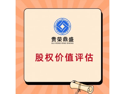 贵州省贵阳市企业股权价值评估股东价值评估企业负债评估