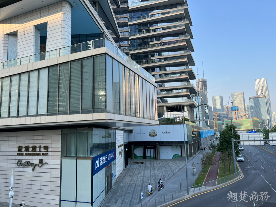 深圳湾1号楼盘。 记者 黄灵灵/摄