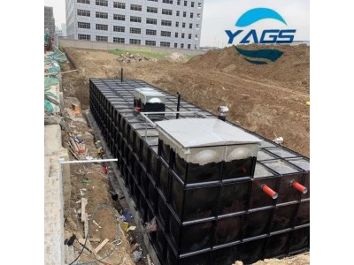 安徽有效容积288吨地埋式消防箱泵一体化泵站