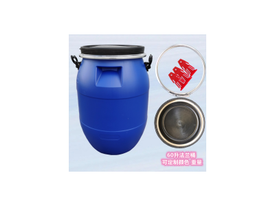 颜料桶化工桶带提手-大口圆桶25l-酵素塑料桶-PE加厚方罐